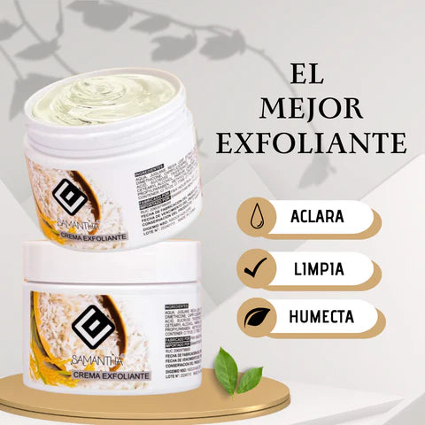 CREMA EXFOLIANTE DE ARROZ SAMANTHA