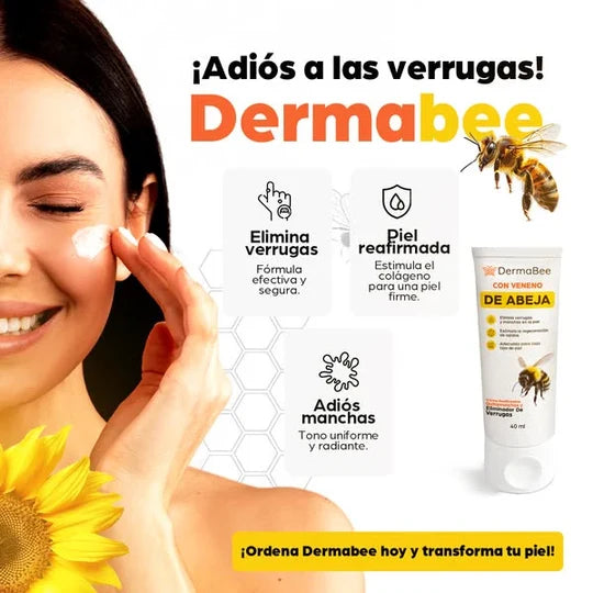 DERMABEE® - Crema tópica con Veneno de abejas para las Manchas y Verrugas